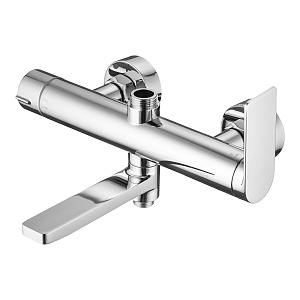 Смеситель для ванны с поворотным изливом и верхним подключением Сведби Вело/Swedbe Velo 2435