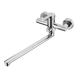 Смеситель для ванны с длинным изливом Z-формы Сведби Диана/Swedbe Diana 1050