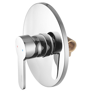 Inbyggd mixer anslutning för 1 utgångar Swedbe Platta 5517