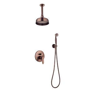 Семейный душ со смесителем встраиваемый Swedbe Terracotta 2553