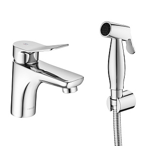 Смеситель для раковины с гигиенической лейкой Сведби Марс Нью/Swedbe Mars New 3060