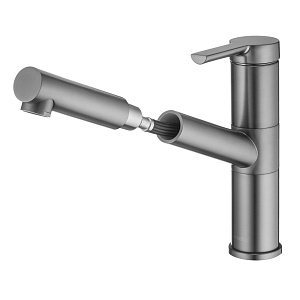 Смеситель для кухни с выдвижным изливом Сведби Селена/Swedbe Selene 7043GT